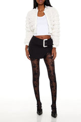 Faux Fur Cropped Bomber Jacket | Forever 21 Womens