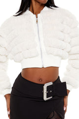 Faux Fur Cropped Bomber Jacket | Forever 21 Womens