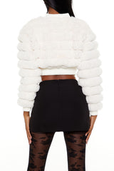 Faux Fur Cropped Bomber Jacket | Forever 21 Womens