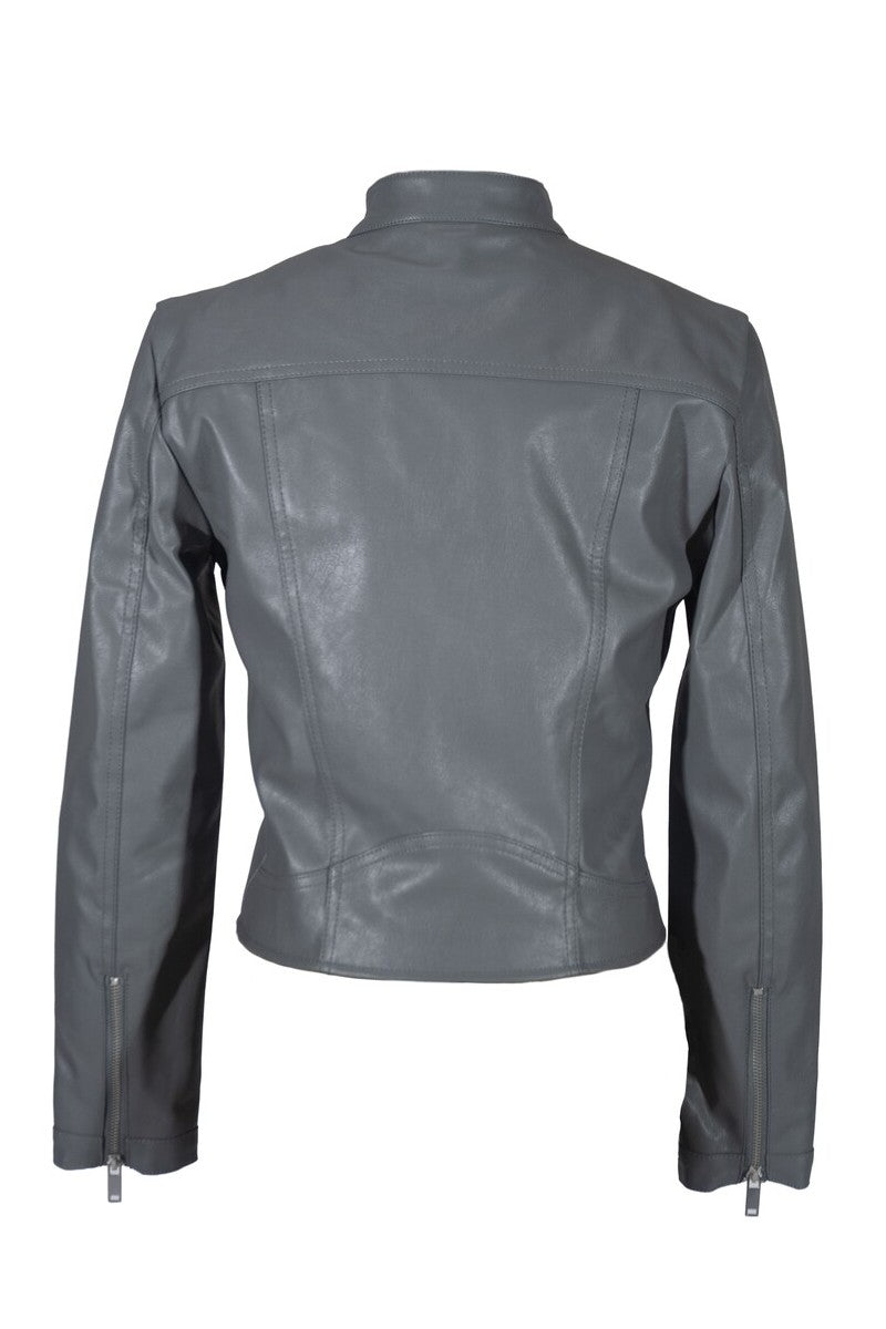 Faux Leather Zipper Jacket | Forever 21 Womens