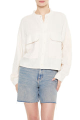 Mock-Neck Cargo Shacket | Forever 21 Womens