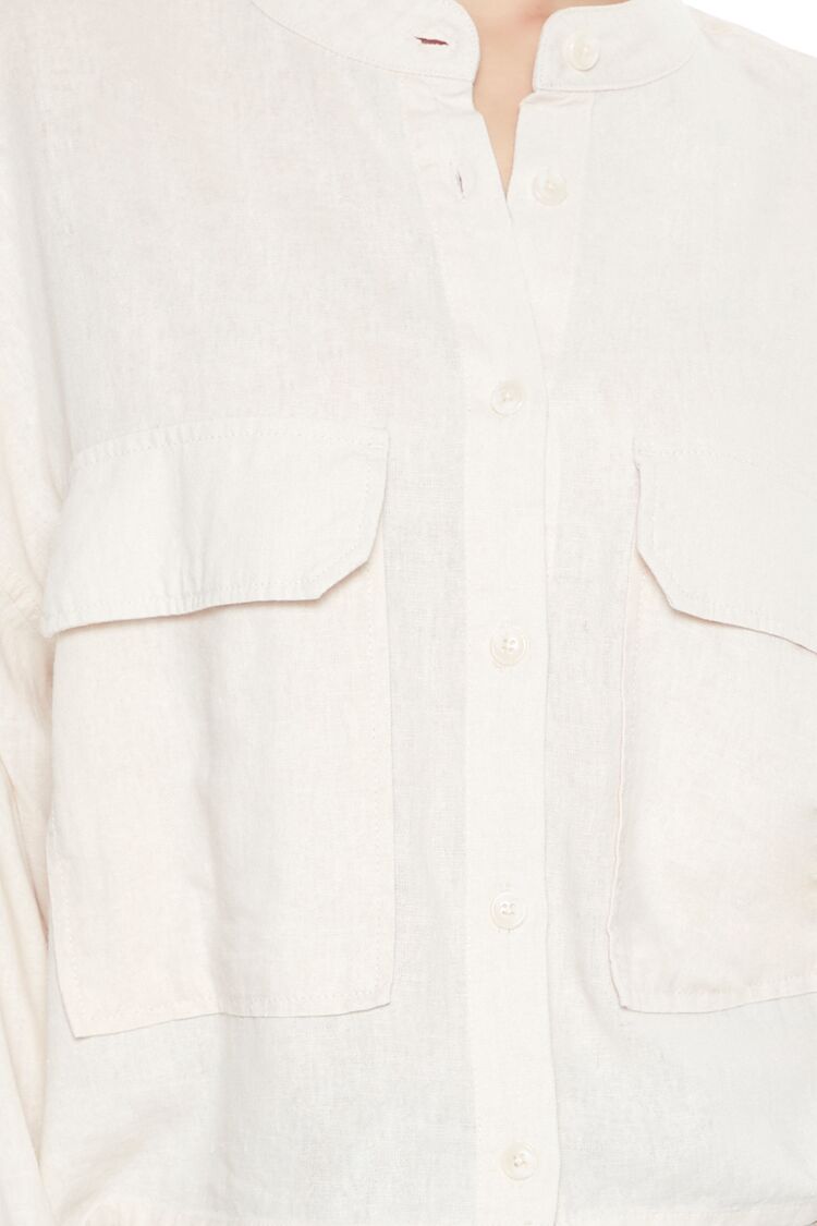 Mock-Neck Cargo Shacket | Forever 21 Womens