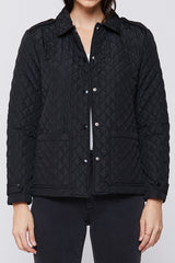 Rae Long Sleeve Snap Button Down Quilted Jacket | Forever 21 Womens