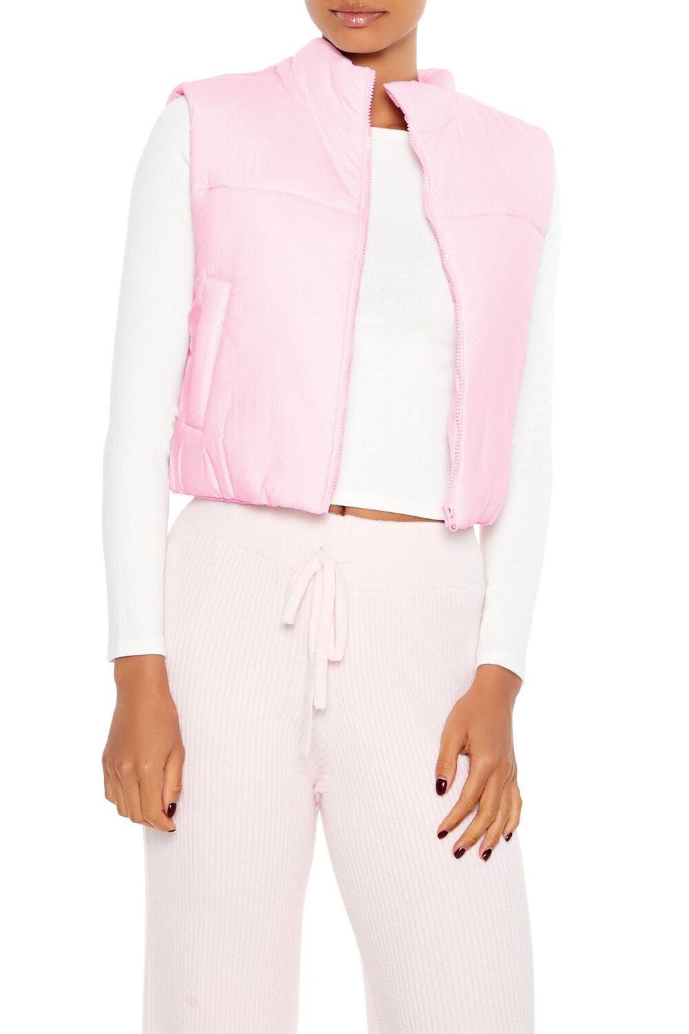 Quilted Cropped Puffer Vest | Forever 21 Womens