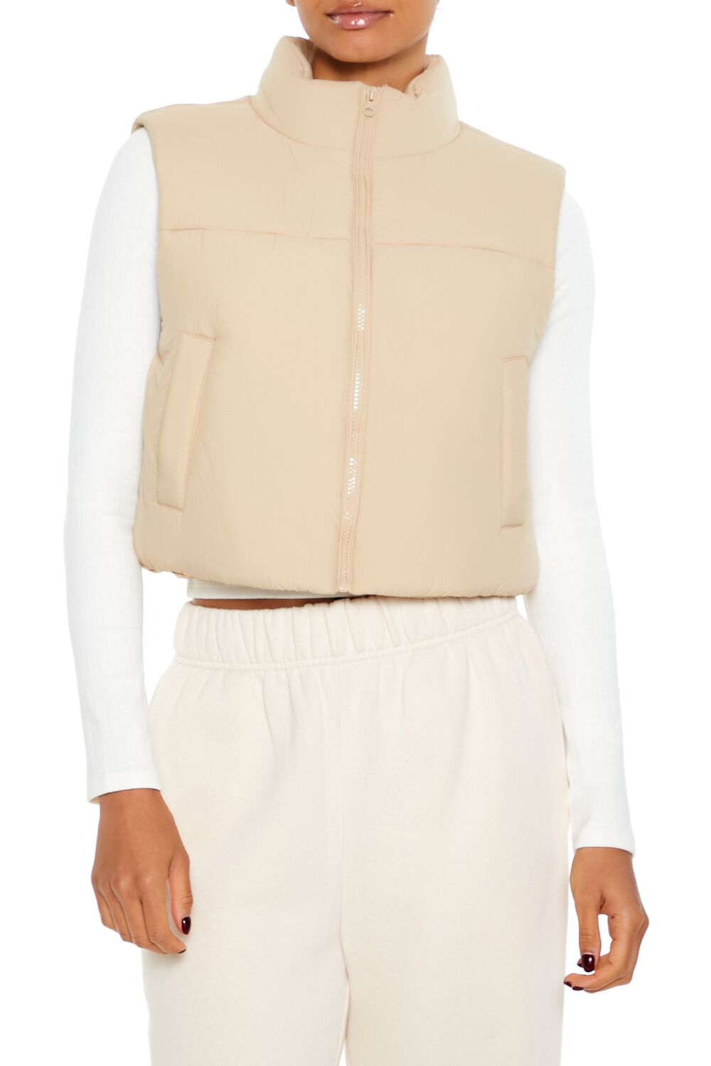 Quilted Cropped Puffer Vest | Forever 21 Womens