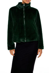 Faux Fur Zip-Up Coat | Forever 21 Womens
