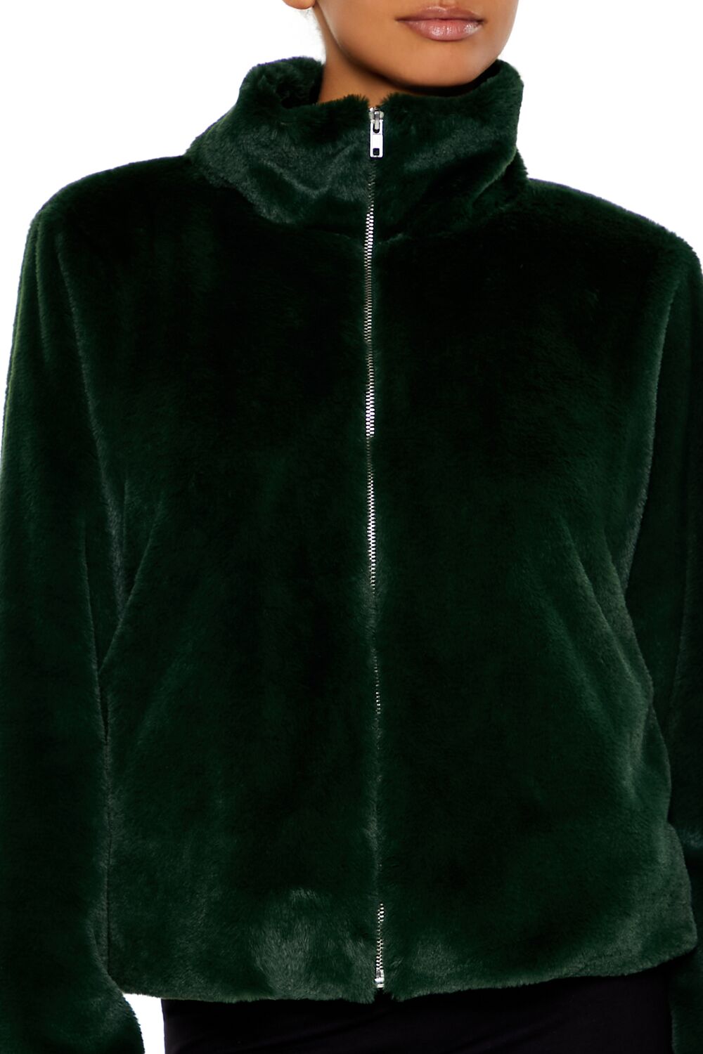 Faux Fur Zip-Up Coat | Forever 21 Womens