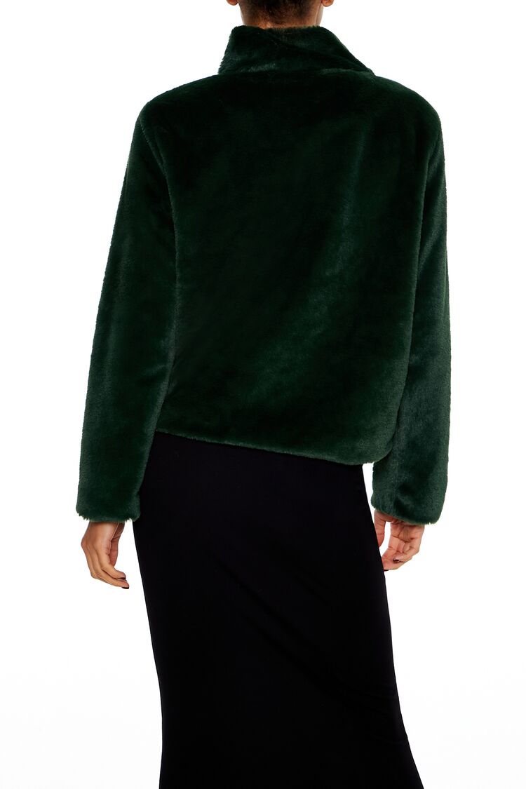 Faux Fur Zip-Up Coat | Forever 21 Womens