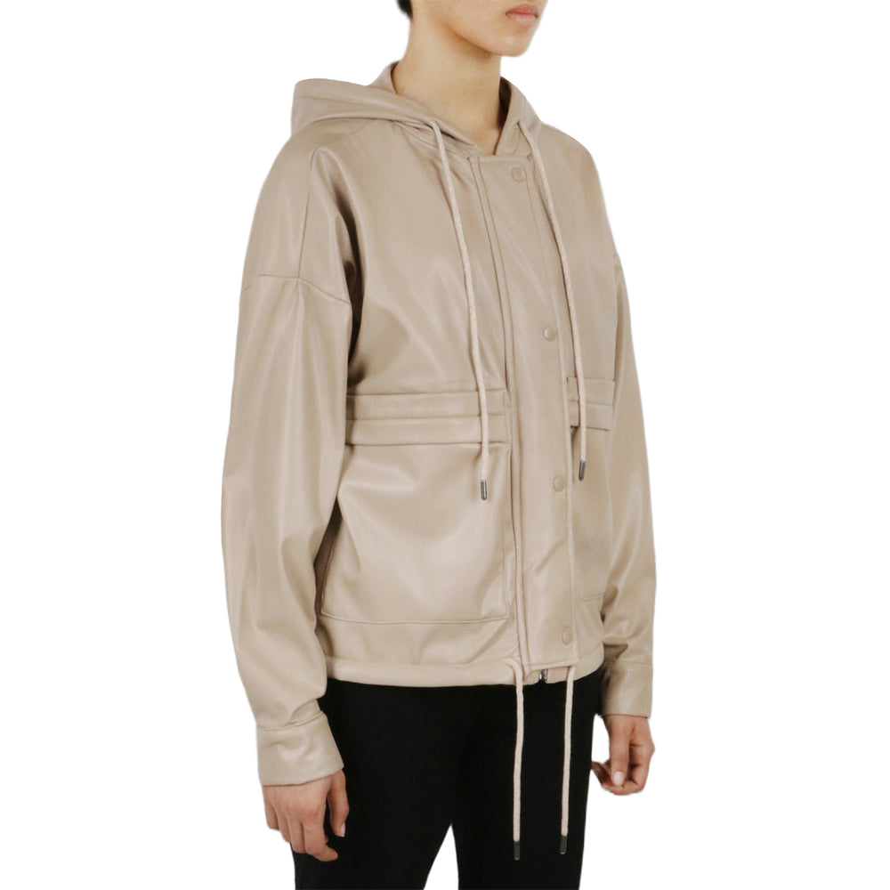 Vegan Leather Button Front Jacket | Forever 21 Womens