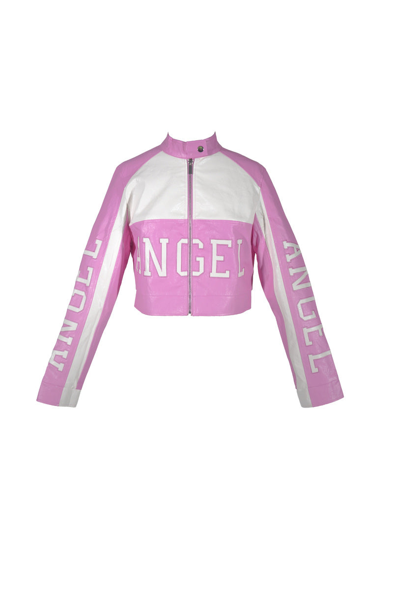 Angel In The Making Faux Leather Moto Jacket | Forever 21 Womens