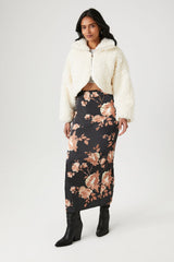 Faux Shearling Cropped Moto Jacket | Forever 21 Womens