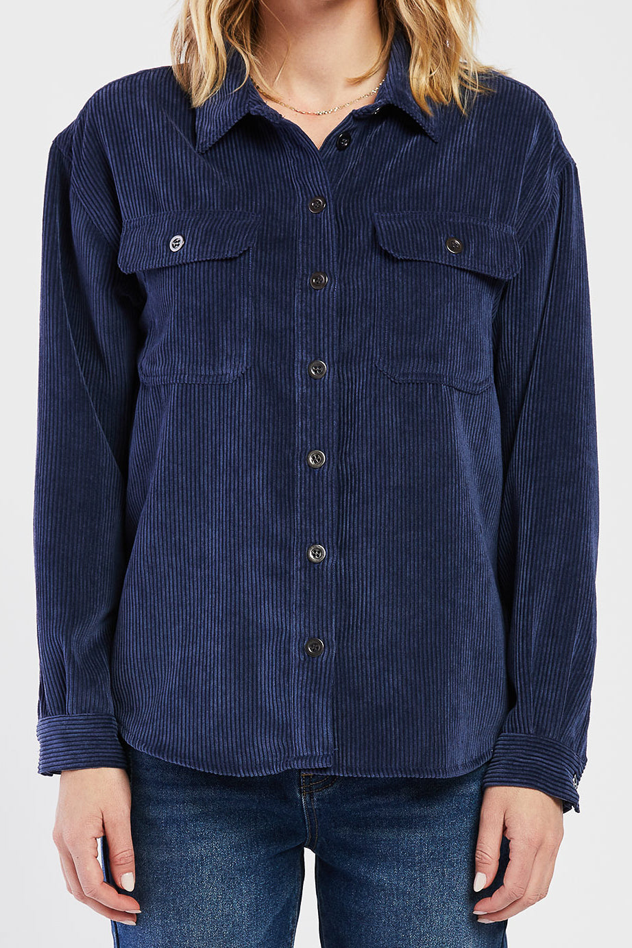 Carmele Long Sleeve Button Down Corduroy Jacket | Forever 21 Womens