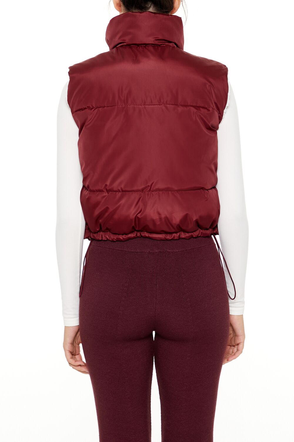 Toggle Drawstring Cropped Vest | Forever 21 Womens