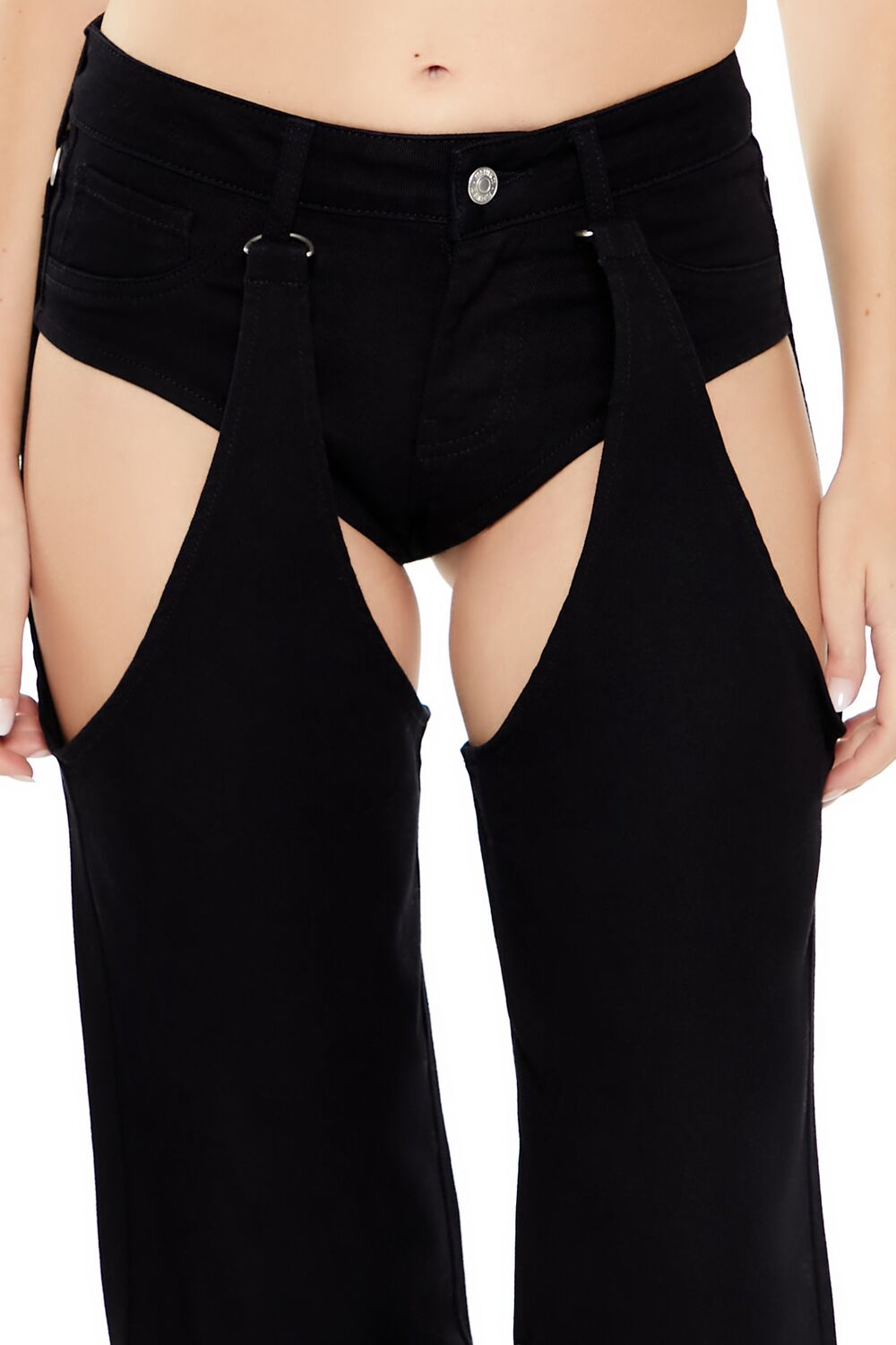 Cutout Mid-Rise Wide-Leg Pants | Forever 21 Womens