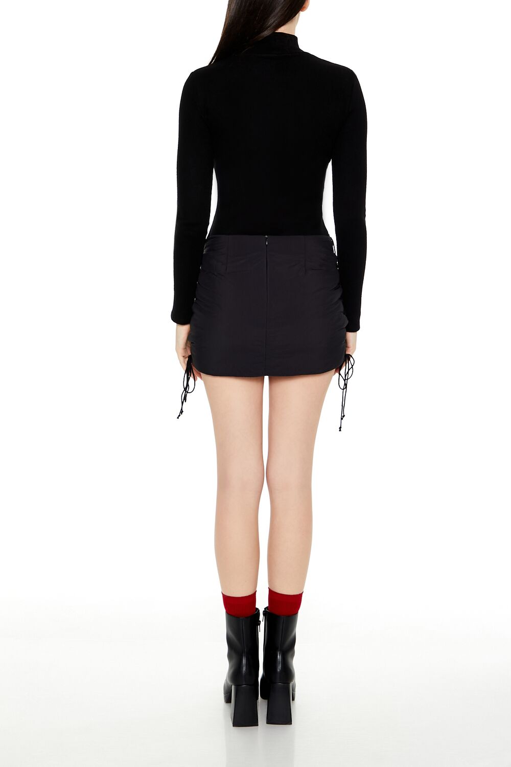 Lace-Up Mini Skirt | Forever 21 Womens