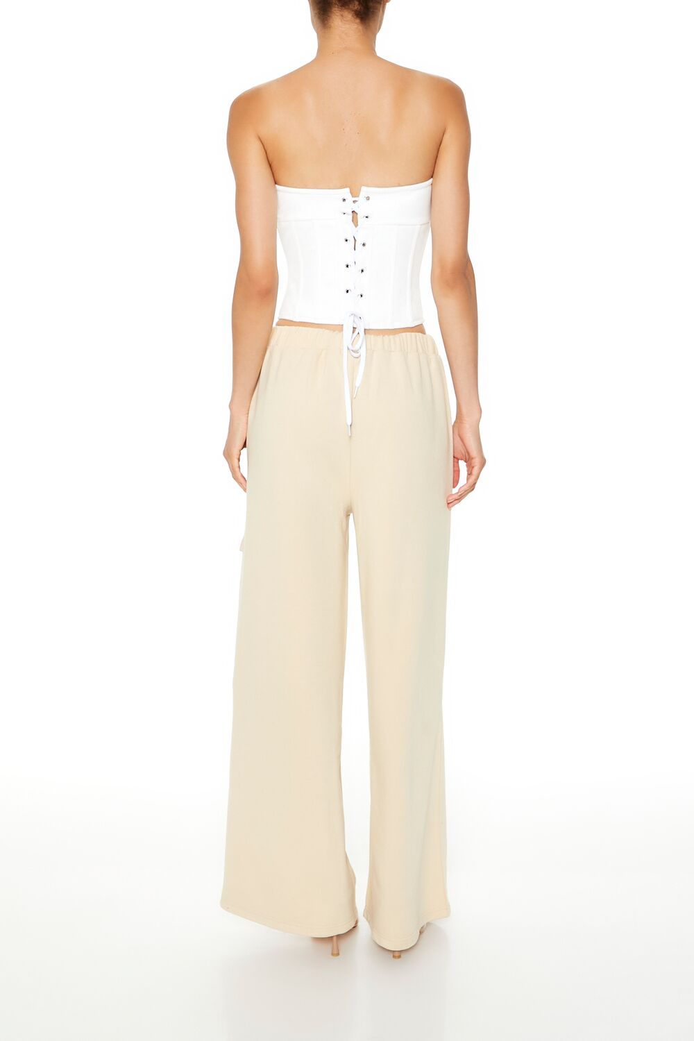 Fleece Wide-Leg Utility Pants | Forever 21 Womens
