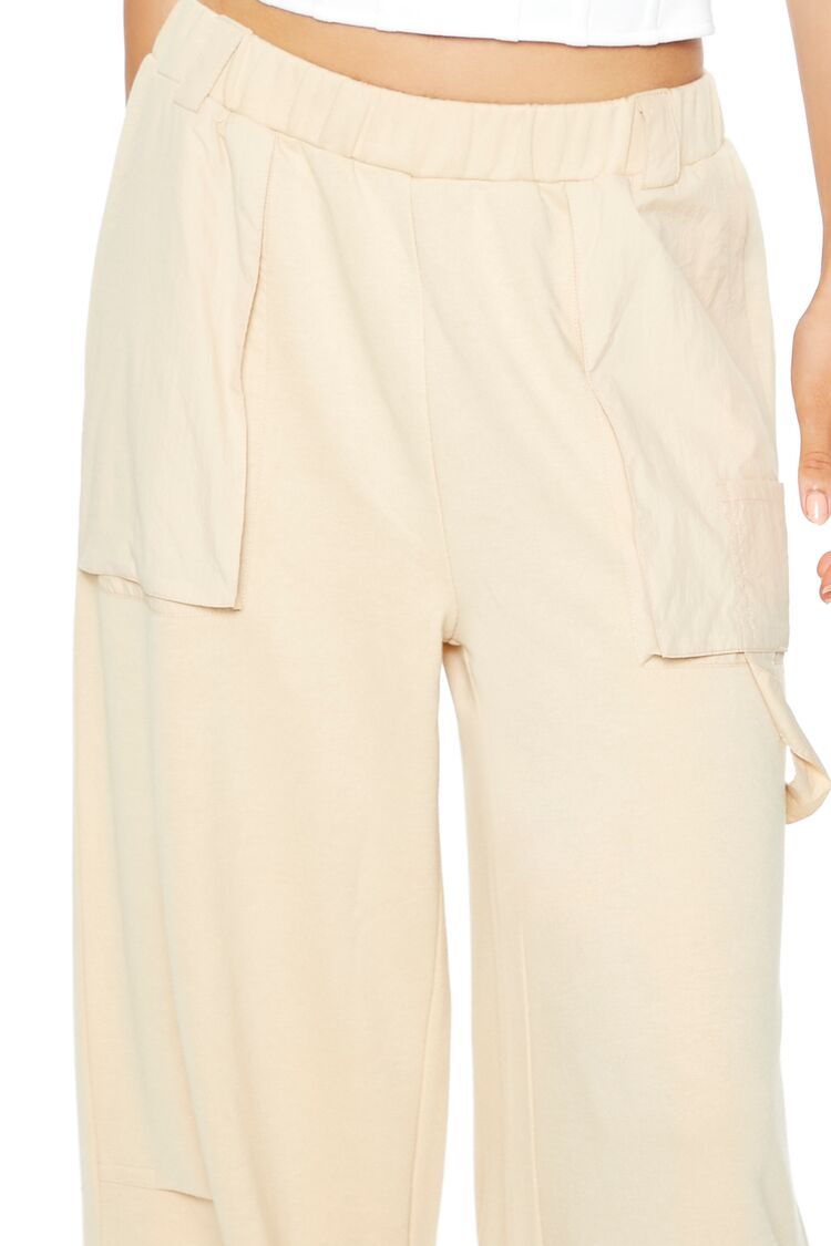 Fleece Wide-Leg Utility Pants | Forever 21 Womens