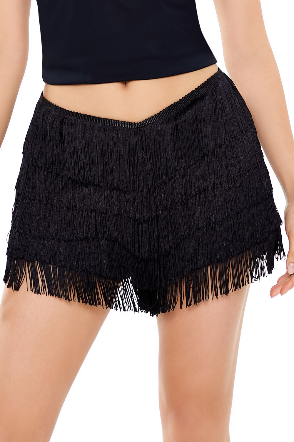 Tiered Fringe Shorts | Forever 21 Womens