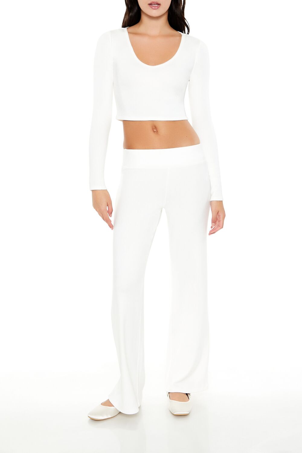 High-Rise Wide-Leg Pants | Forever 21 Womens