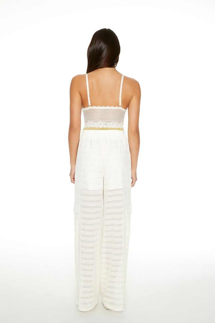 Crochet Striped Cargo Pants | Forever 21 Womens