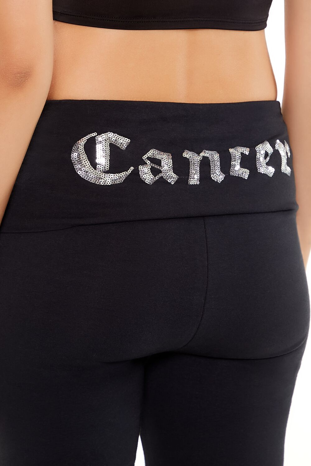 Sequin Cancer Flare Leggings | Forever 21 Womens