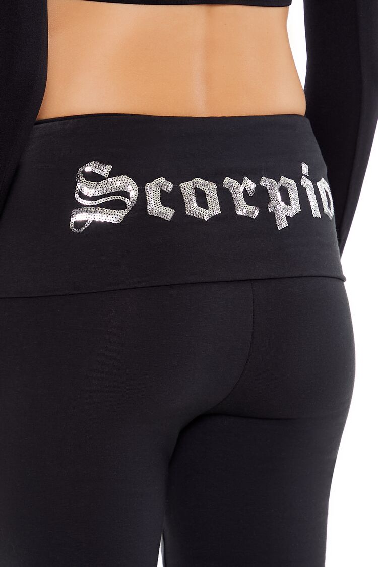 Sequin Scorpio Flare Leggings | Forever 21 Womens