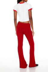 Foldover Sweater-Knit Pants | Forever 21 Womens