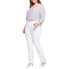 Marilyn Straight Jean in Optic White - Plus | Forever 21 Womens