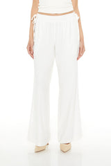 Shirred Tie-Waist Wide-Leg Pants | Forever 21 Womens