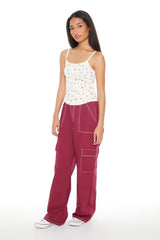 Twill Straight Cargo Pants | Forever 21 Womens