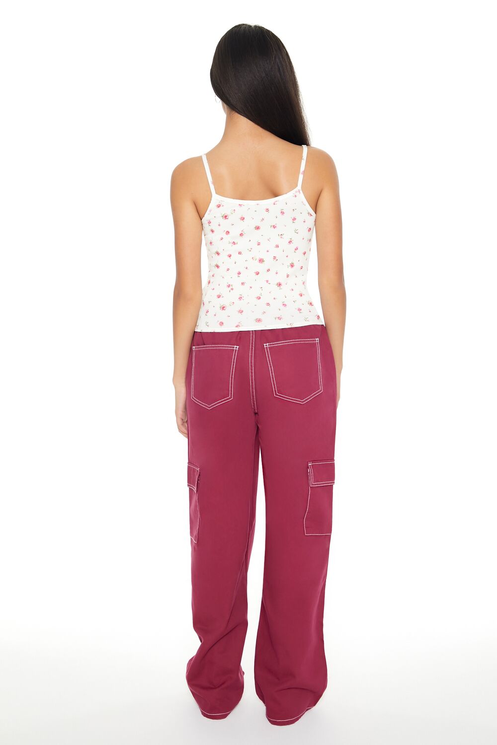 Twill Straight Cargo Pants | Forever 21 Womens