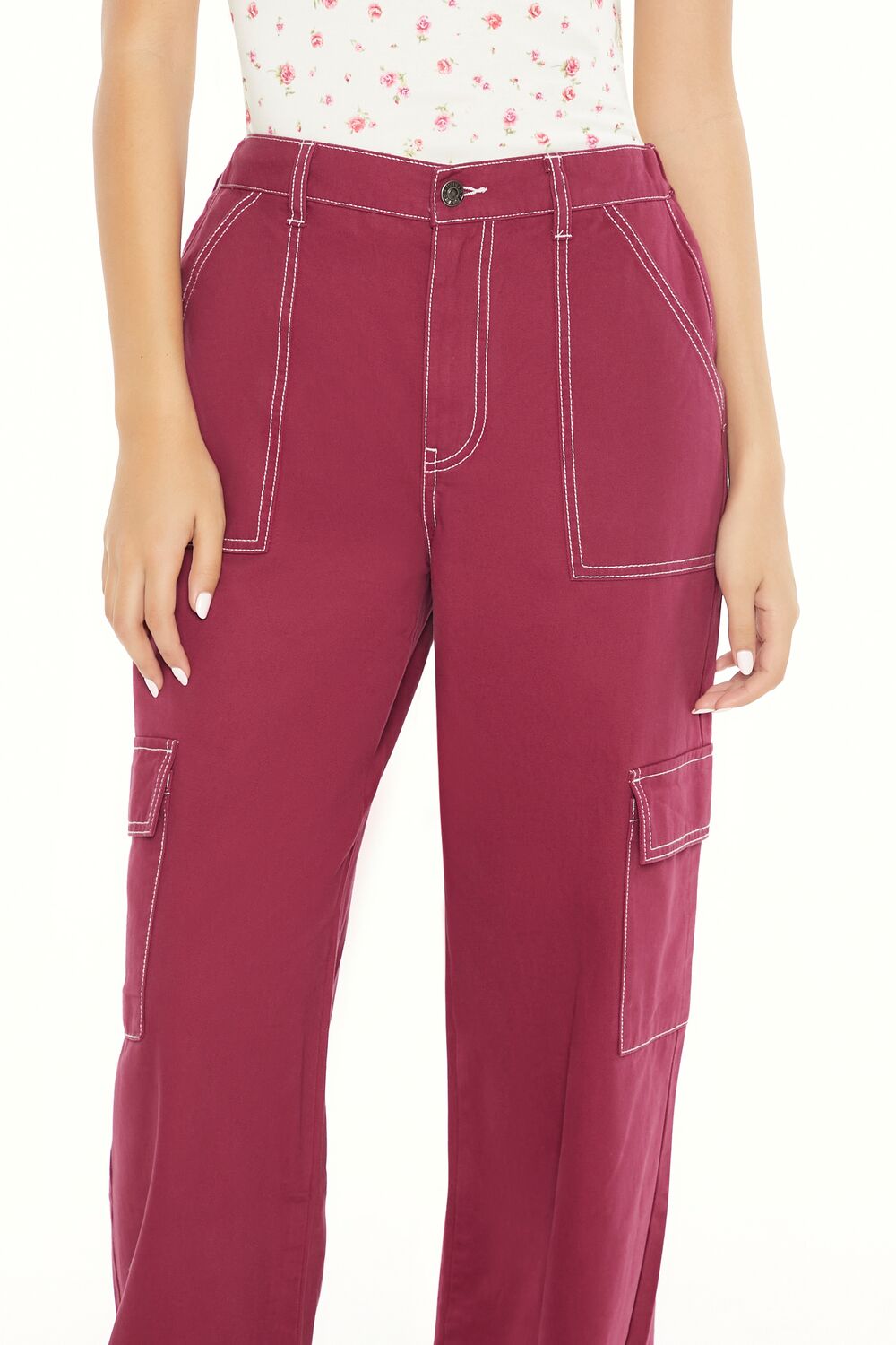 Twill Straight Cargo Pants | Forever 21 Womens