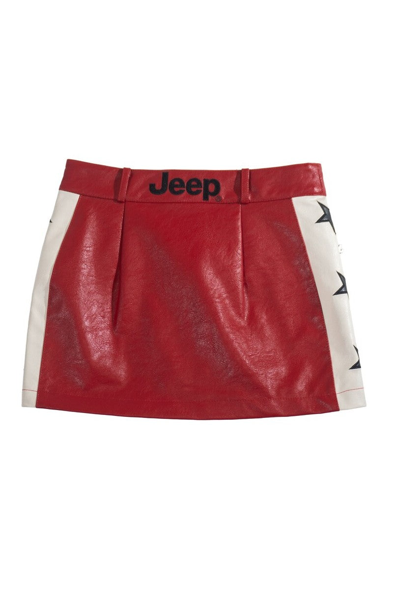 Jeep Faux Leather Mini Skirt | Forever 21 Womens