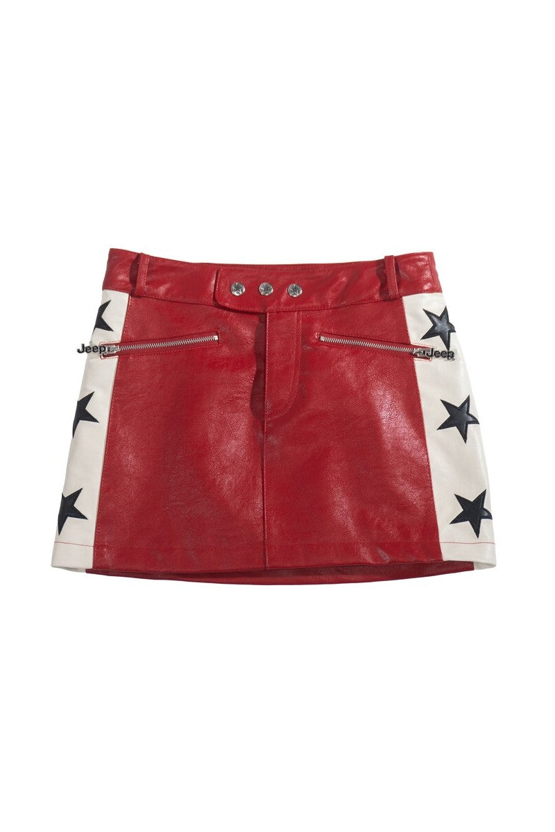 Jeep Faux Leather Mini Skirt | Forever 21 Womens