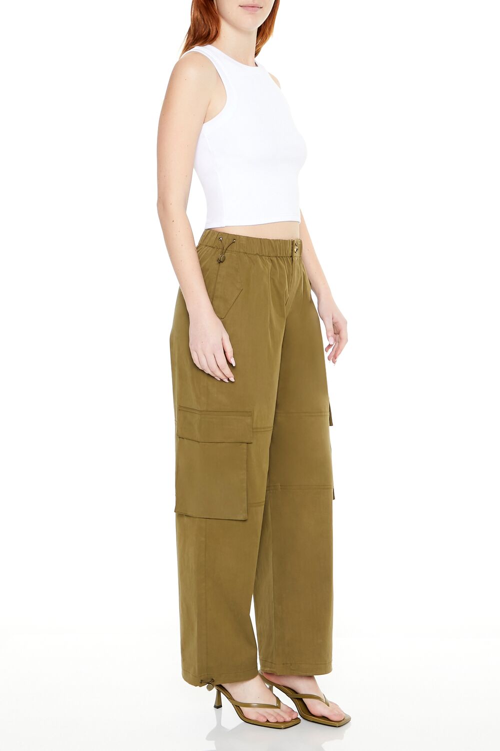 Toggle Drawstring Cargo Joggers | Forever 21 Womens