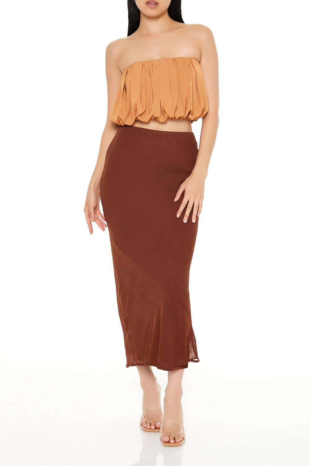 Chiffon Midi Skirt | Forever 21 Womens