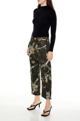Leaf Camo Print Twill Pants | Forever 21 Womens