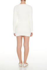 Fuzzy Sweater-Knit Mini Skirt | Forever 21 Womens