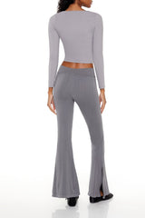 Seamless High-Rise Flare Pants | Forever 21 Womens