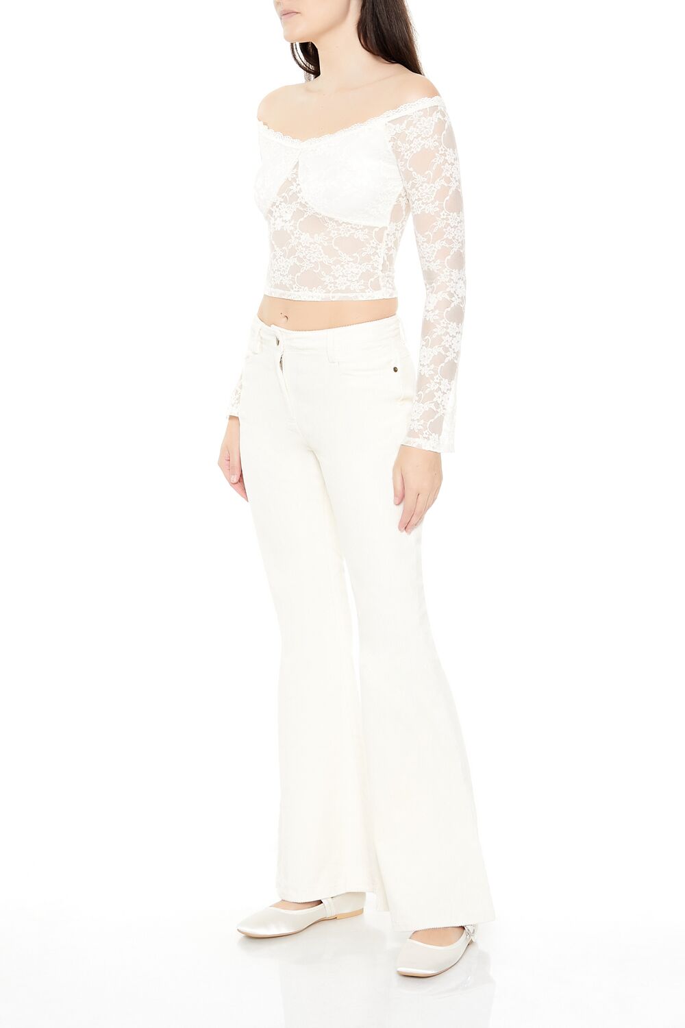 Corduroy Mid-Rise Flare Pants | Forever 21 Womens