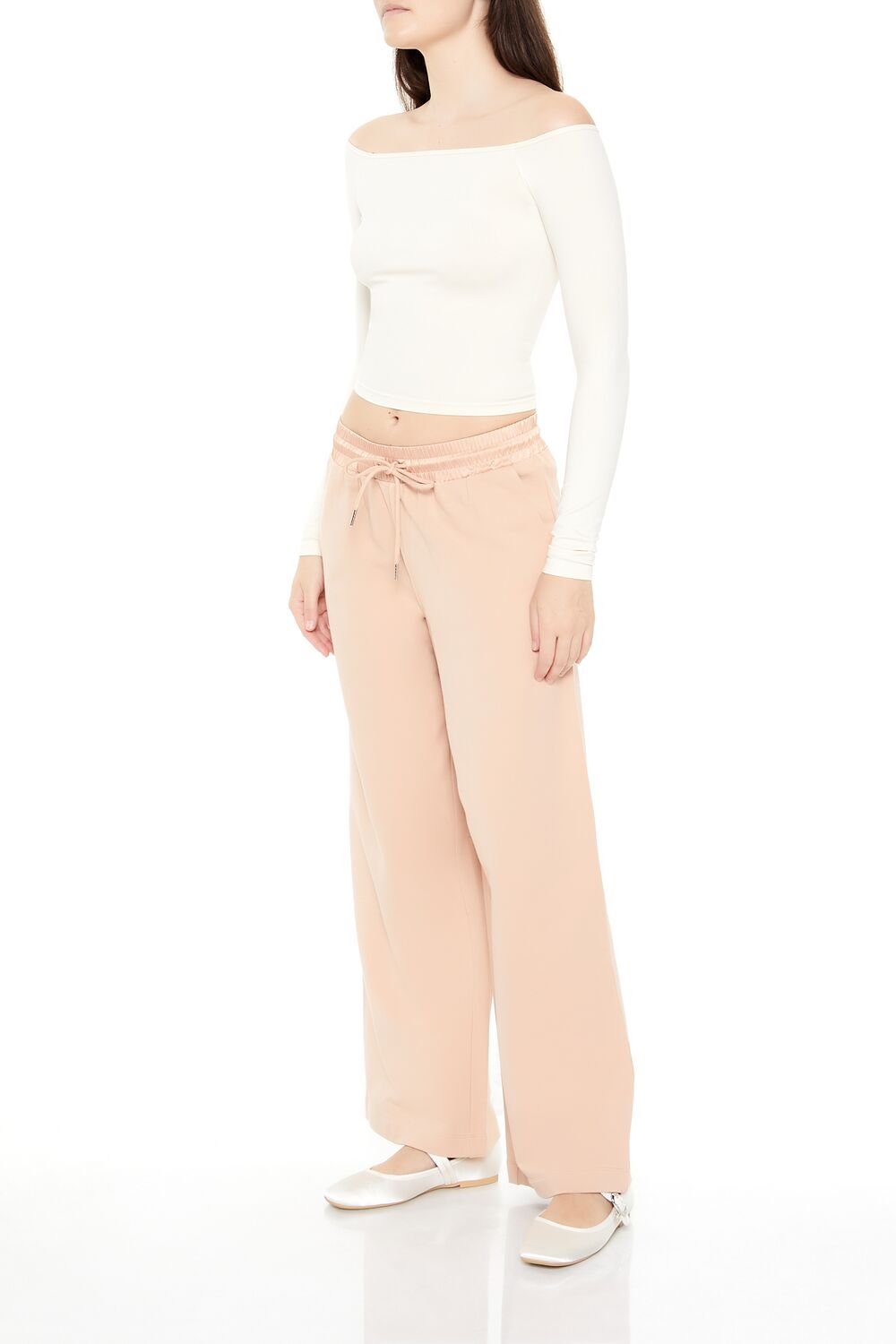 Satin Mid-Rise Wide-Leg Pants | Forever 21 Womens