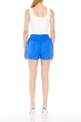 Linen-Blend Paperbag Shorts | Forever 21 Womens