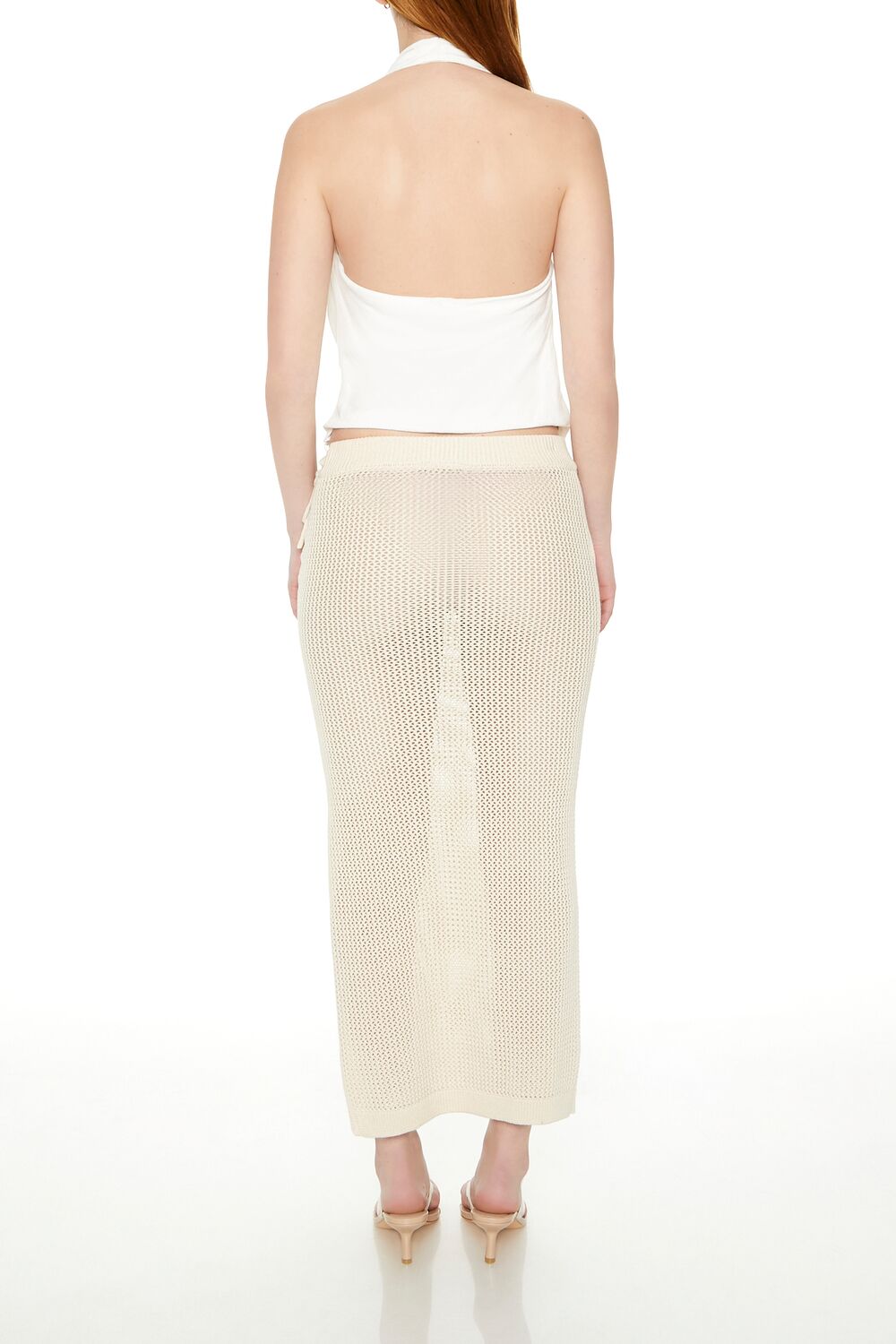 Crochet Lace-Up Maxi Skirt | Forever 21 Womens