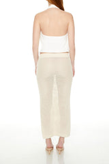 Crochet Lace-Up Maxi Skirt | Forever 21 Womens