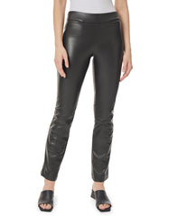 Vegan Leather Pull On Bootleg Pant | Forever 21 Womens