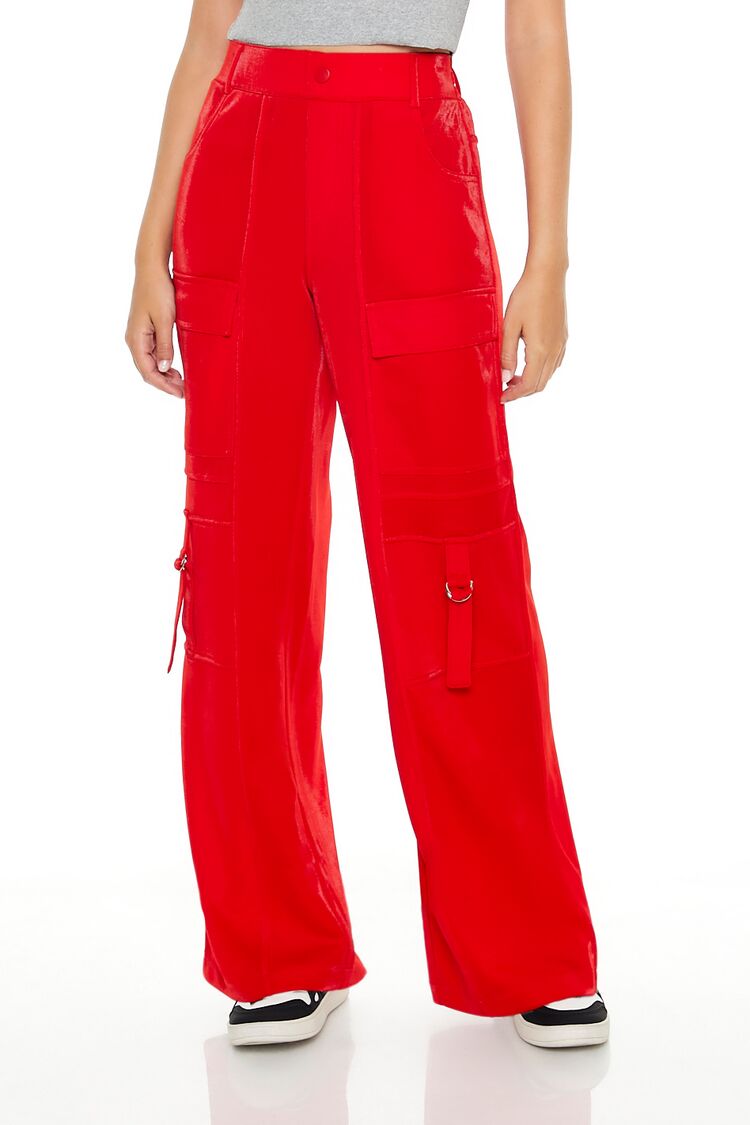 Wide-Leg Utility Cargo Pants | Forever 21 Womens