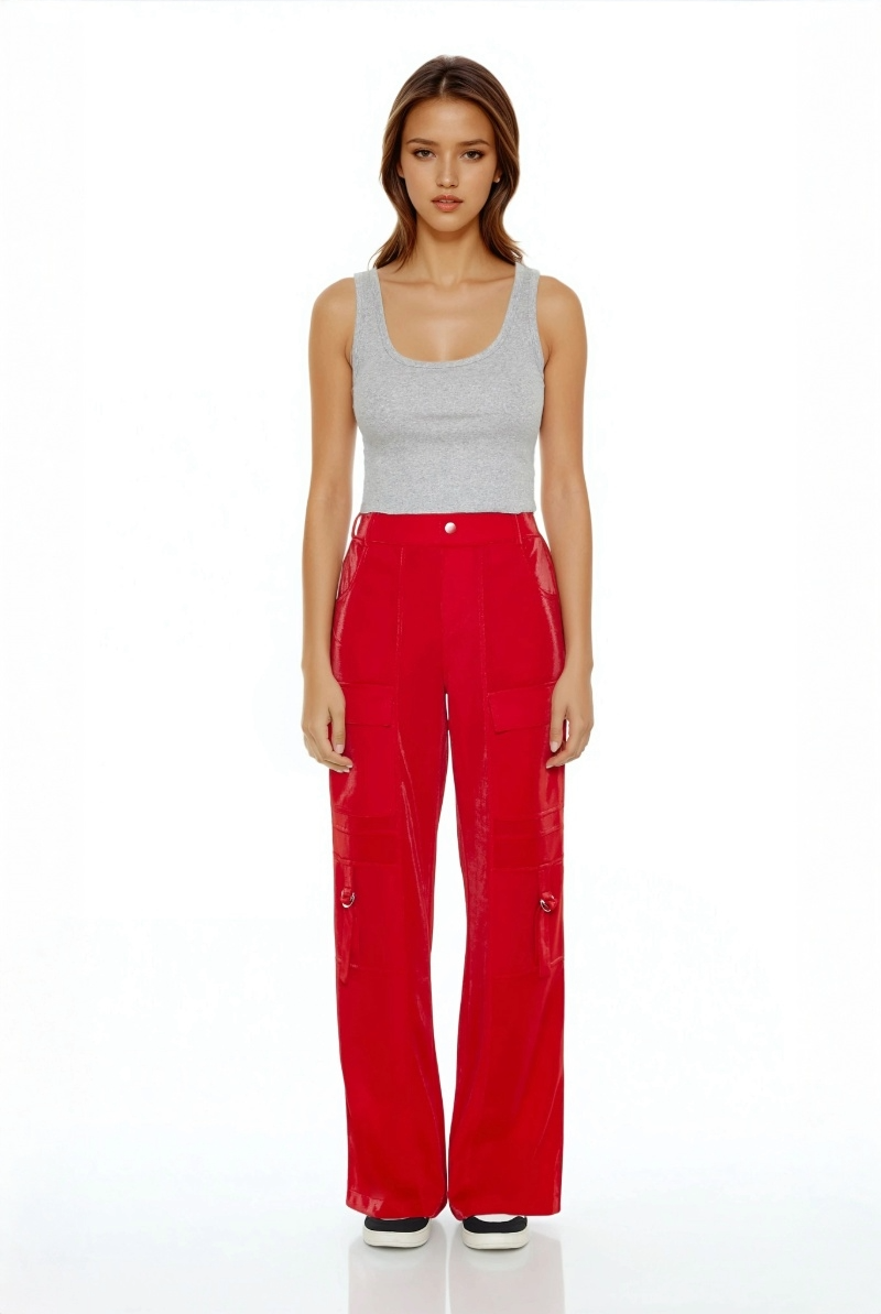 Wide-Leg Utility Cargo Pants | Forever 21 Womens
