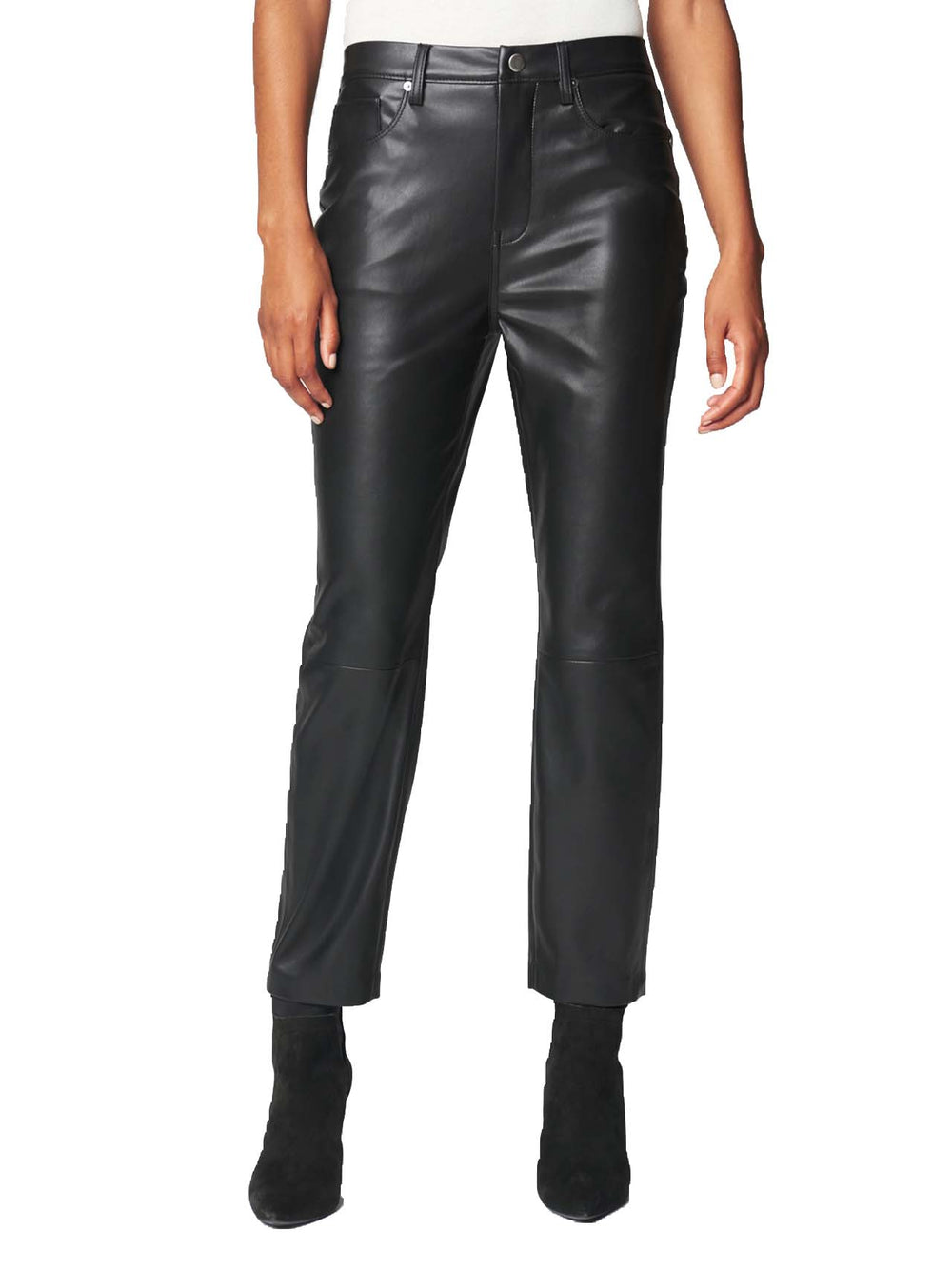 Vegan Leather High Rise Pants | Forever 21 Womens