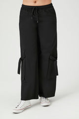 Twill High-Rise Utility Pants | Forever 21 Womens