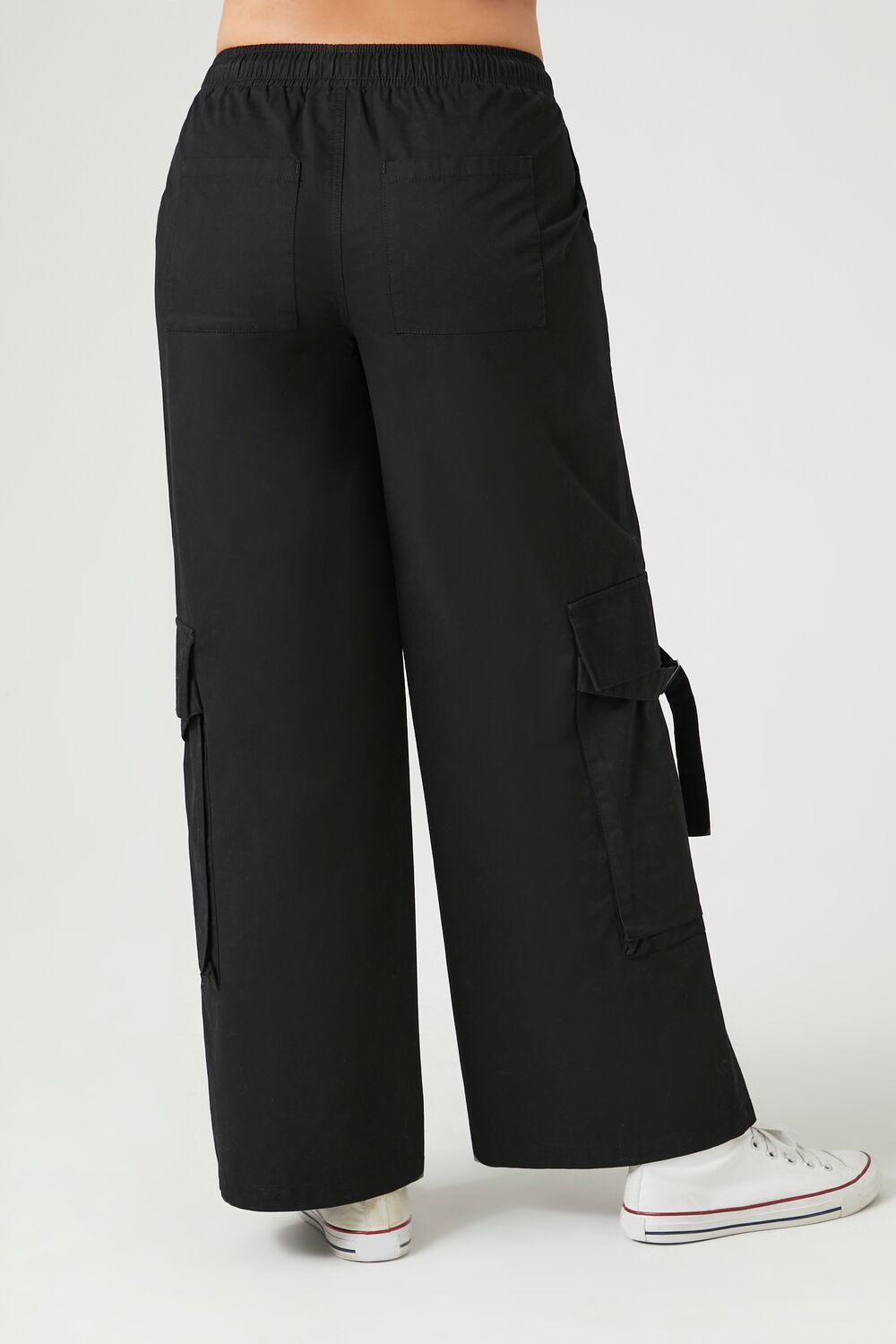 Twill High-Rise Utility Pants | Forever 21 Womens